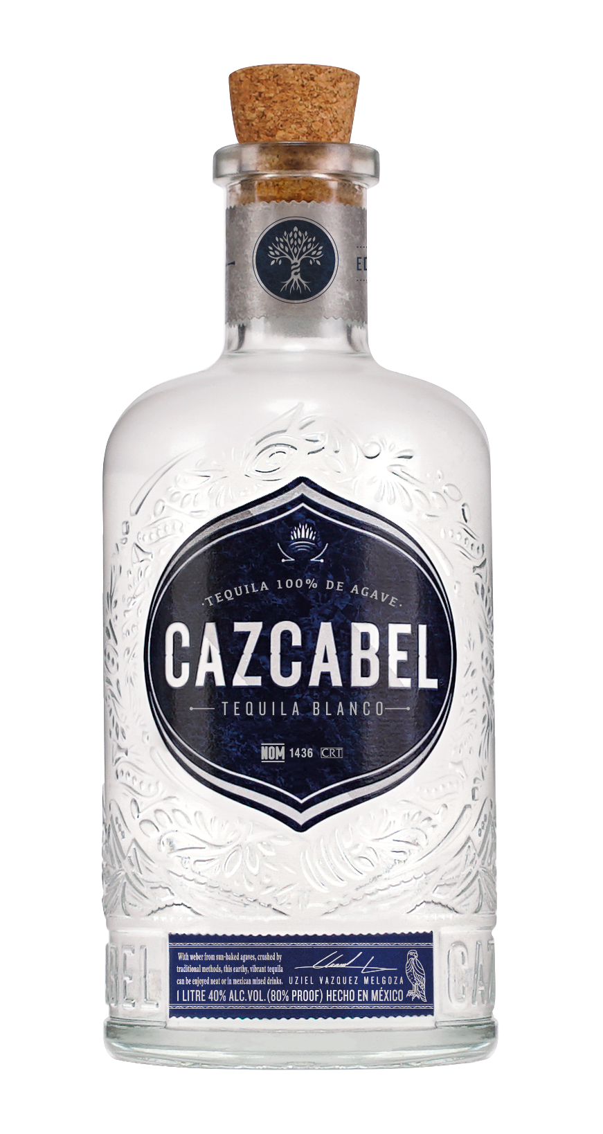 Cazcabel Tequila Blanco bottle
