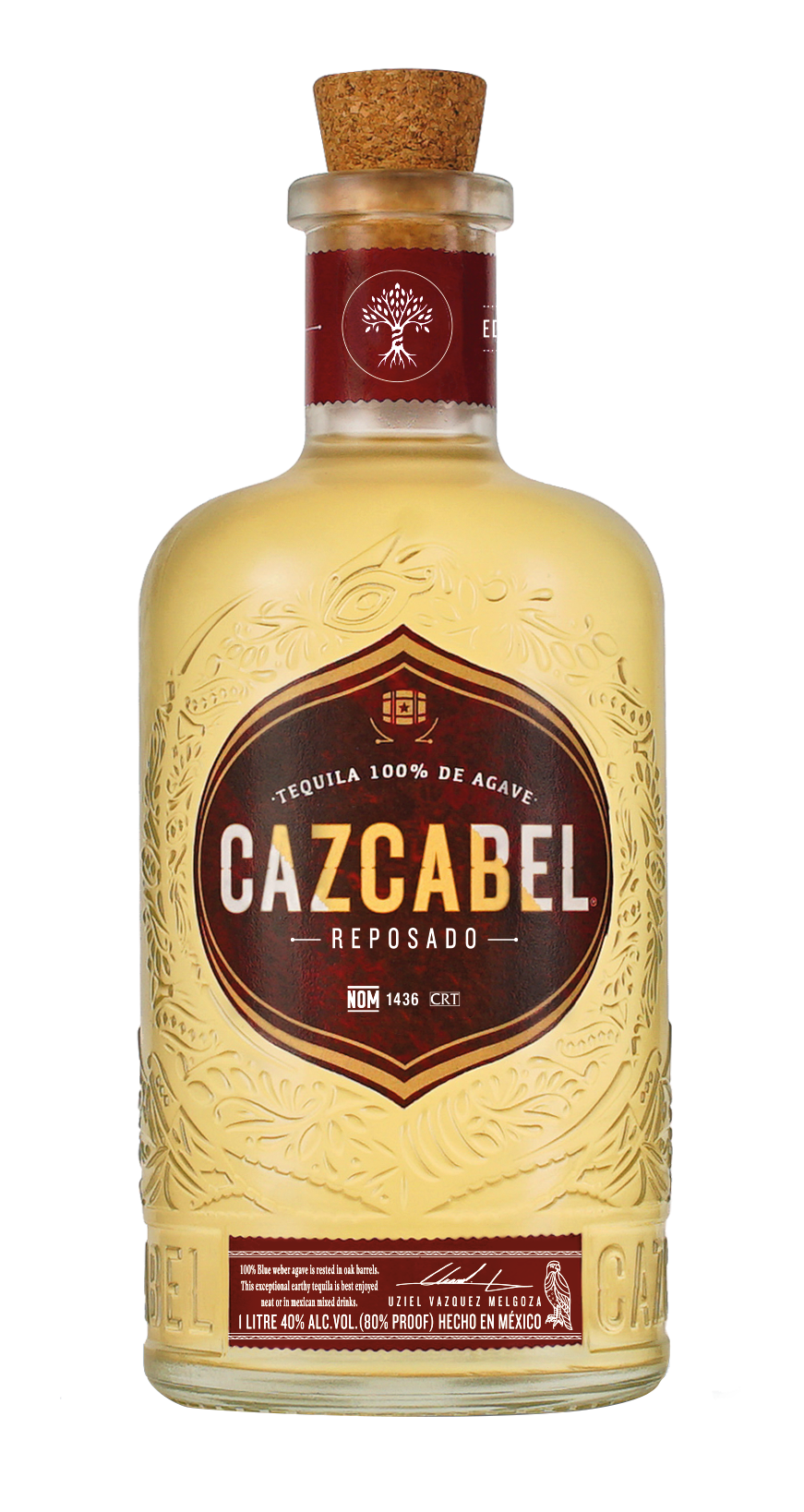 Cazcabel Tequila Reposado bottle